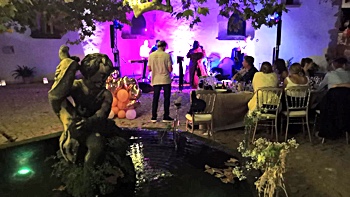FRESH Party, Soul und Motown Band Mallorca zu einer Hochzeit in der Event Finca Jardines de Alfabia