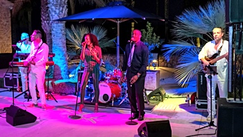 FRESH Party, Soul und Motown Band Mallorca zu einer Sommer Party auf einer privaten Finca