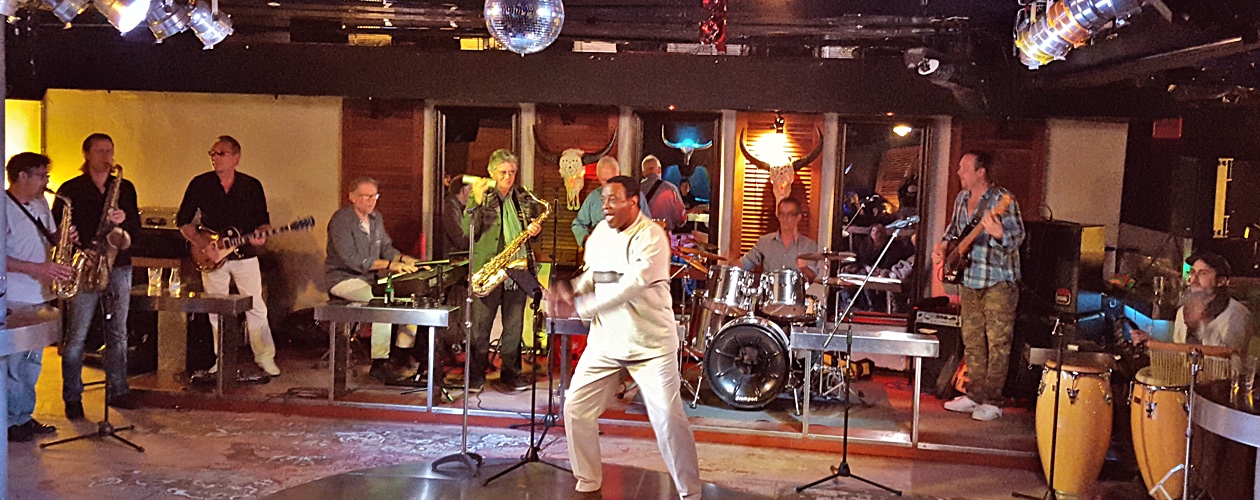 jazz band at Jam session of FRESH Party, Soul and Motown Live Music Band Majorca